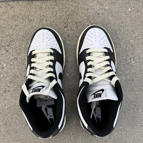 🐼 NIKE Dunk Low PRM "Panda" – Women's Size 6.5 White / Black - Coconut Milk 🐼 - Picture 8 of 10